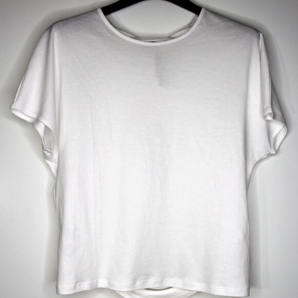 BNWT AW20 VEJAS OPEN BACK COTTON TSHIRT 34 - Picture 2 of 10